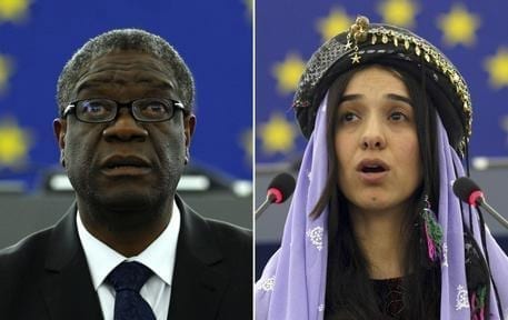 Nobel Pace al medico Denis Mukwege e alla yazida Nadia Murad