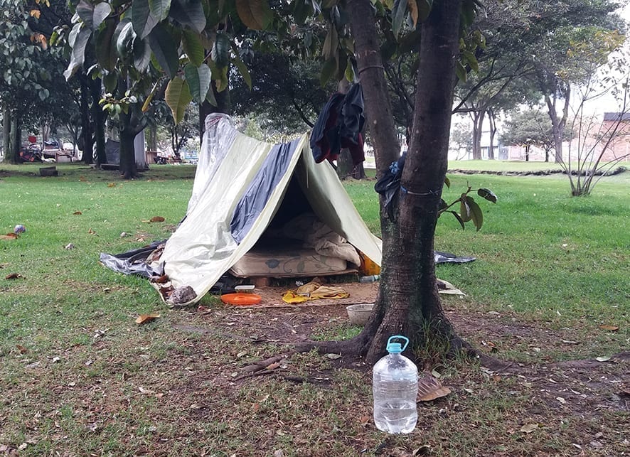 Rifugi senza tetto Bogotà (CBC)