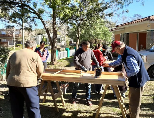 Lavori Casa migranti Pace e Bene Uruguay