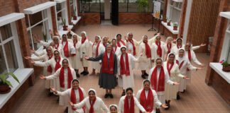 Visita da Madre Chiara Cazzuola à Inspetoria ECU